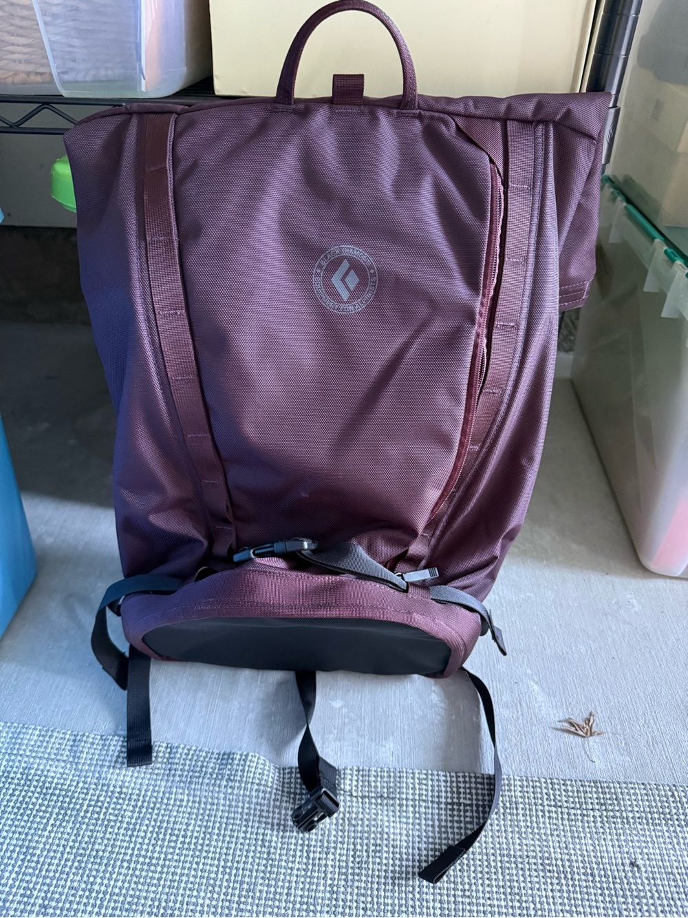 Black Diamond Street Creek 30L Maroon Roll-Top Backpack